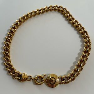 Vintage Gold Versace Choker Necklace 🌟